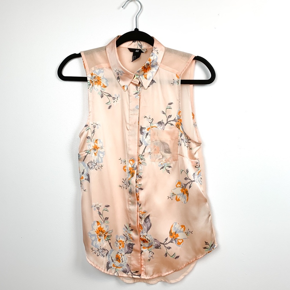 🌼2/$22🌼 Floral H&M Light & Airy Tank Top